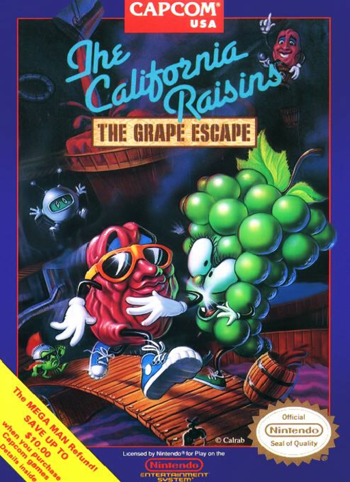 California Raisins - The Grape Escape (USA) (Proto 2) box art